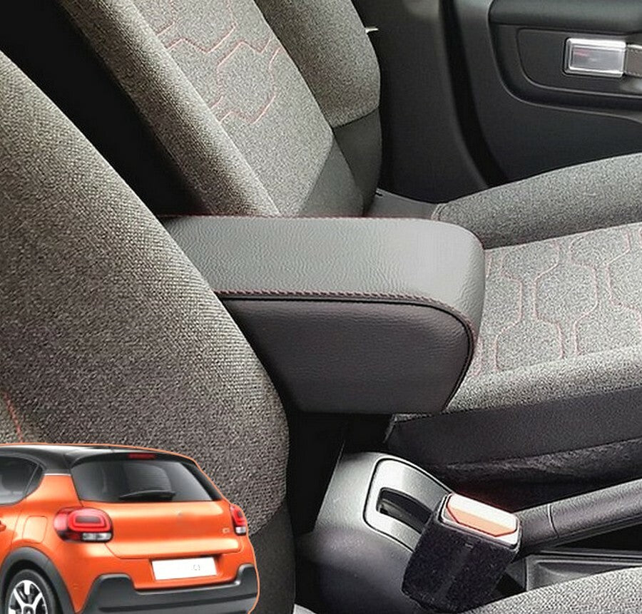 Toyota Aygo X - length adjustable armrest with storage compartment - original point mounting