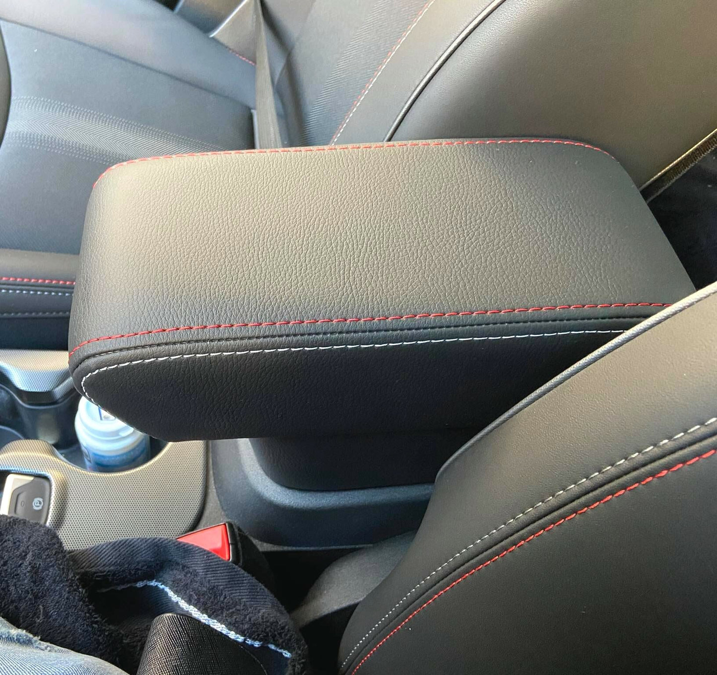Fiat 500X - bracciolo PREMIUM regolabile in lunghezza con portaoggetti - montaggio ad incastro