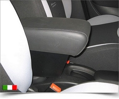 Fiat 500L (2012-05/2017)- bracciolo regolabile in lunghezza con portaoggetti - montaggio ad incastro