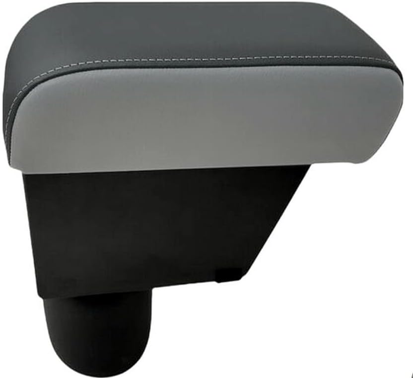 Fiat 500L (2012-05/2017)- bracciolo regolabile in lunghezza con portaoggetti - montaggio ad incastro
