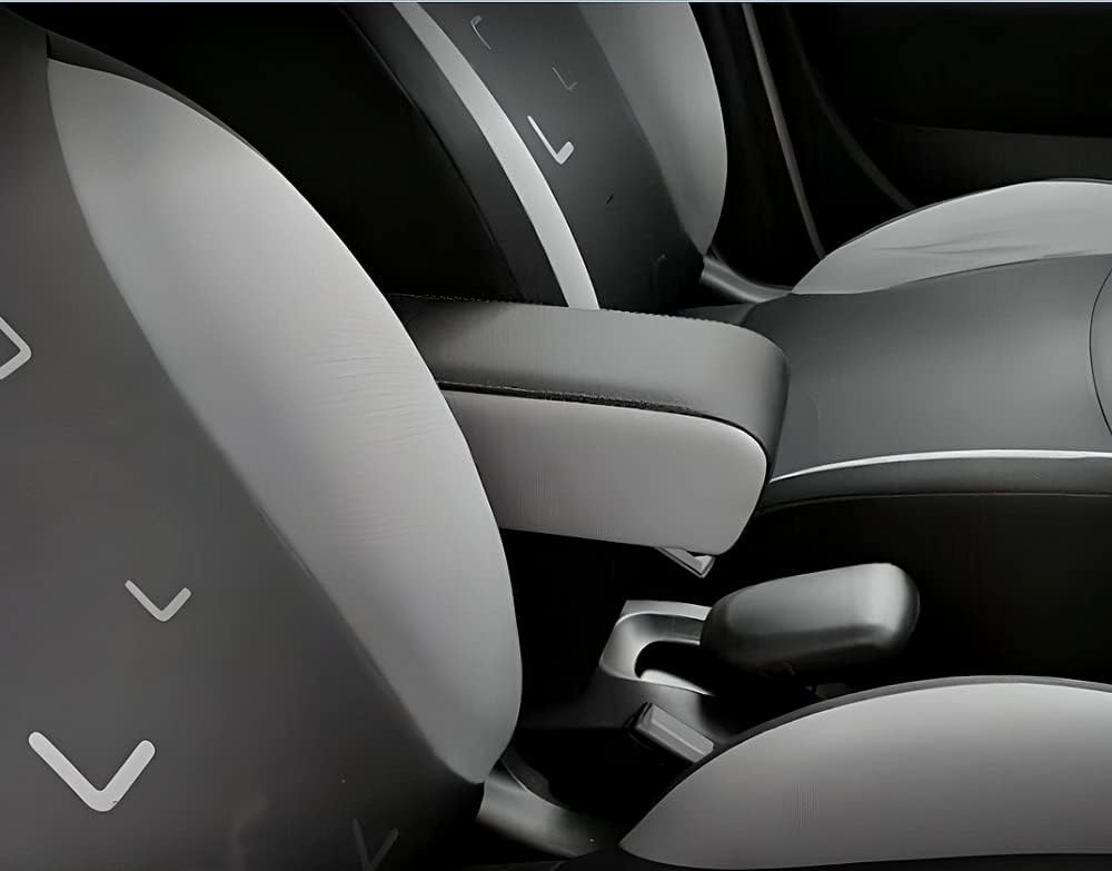 Fiat 500L (2012-05/2017)- bracciolo regolabile in lunghezza con portaoggetti - montaggio ad incastro