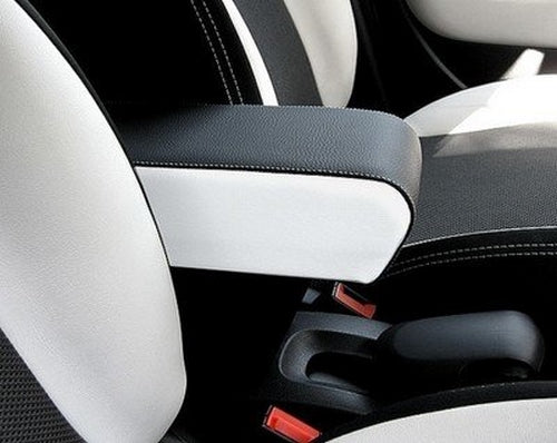 Fiat 500L (2012-05/2017)- bracciolo regolabile in lunghezza con portaoggetti - montaggio ad incastro