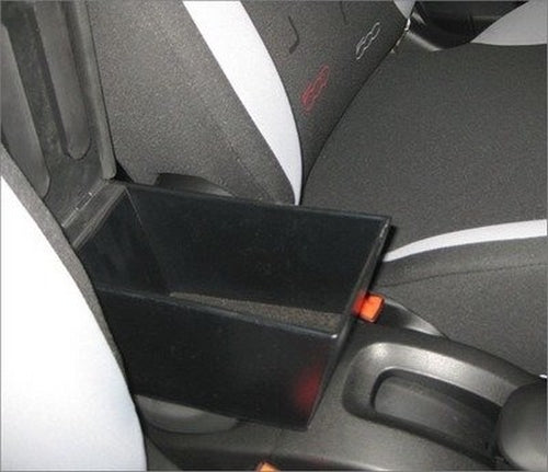 Fiat 500L (2012-05/2017)- bracciolo regolabile in lunghezza con portaoggetti - montaggio ad incastro