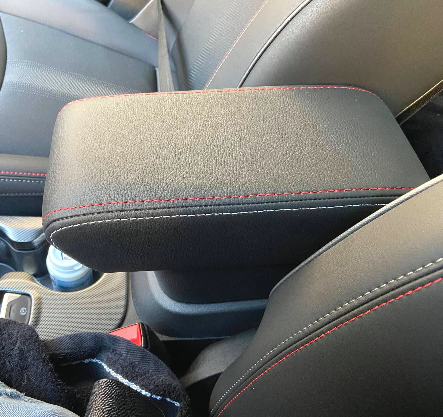 Fiat 500X - bracciolo PREMIUM regolabile in lunghezza con portaoggetti - montaggio ad incastro