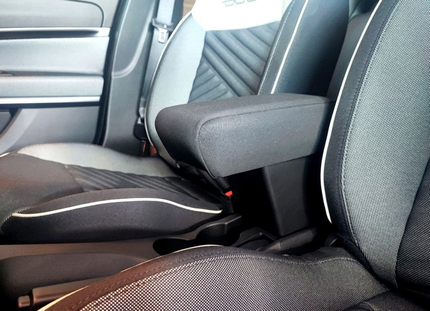 Fiat 600 Hybrid - bracciolo regolabile in lunghezza con portaoggetti - montaggio in punti originali