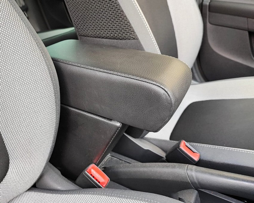 Skoda Fabia (2014-2020) - armrest mod. PREMIUM adjustable in length with storage - fitting in original points