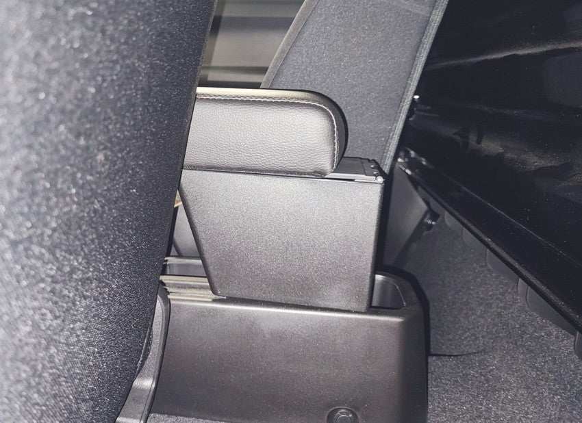 Suzuki Jimny (from 2018) - adjustable in length armrest with storage - PLUG-IN fitting