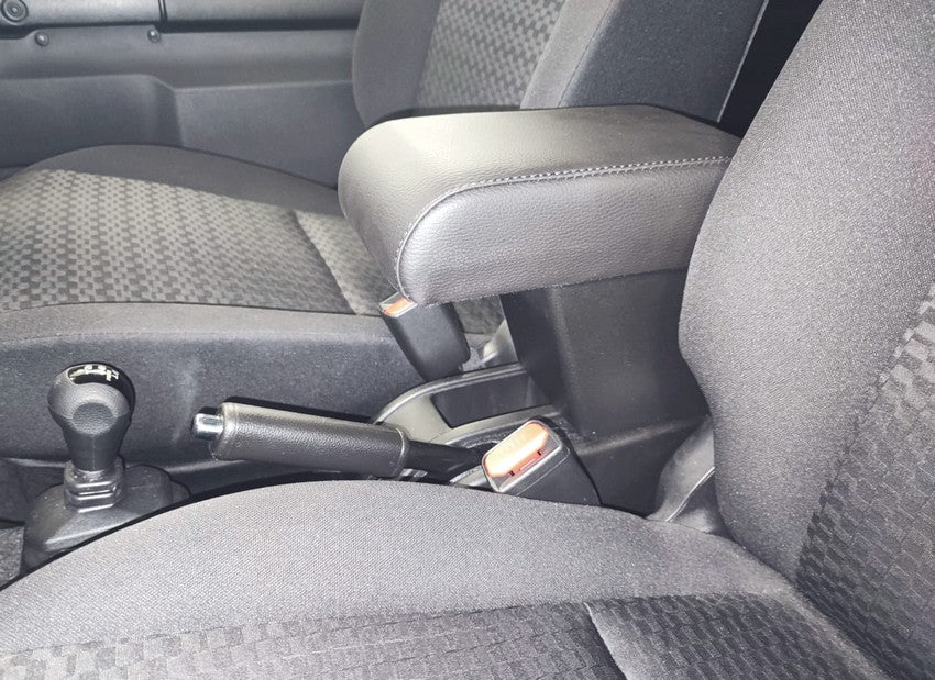 Suzuki Jimny (from 2018) - adjustable in length armrest with storage - PLUG-IN fitting