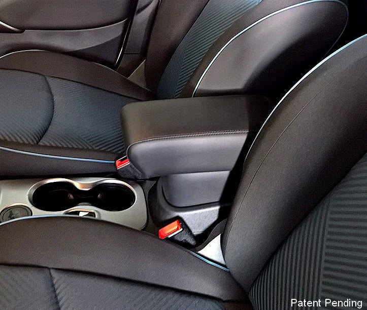 Fiat 500X - bracciolo PREMIUM regolabile in lunghezza con portaoggetti - montaggio ad incastro