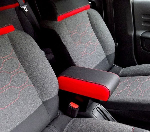 Toyota Aygo X - length adjustable armrest with storage compartment - original point mounting