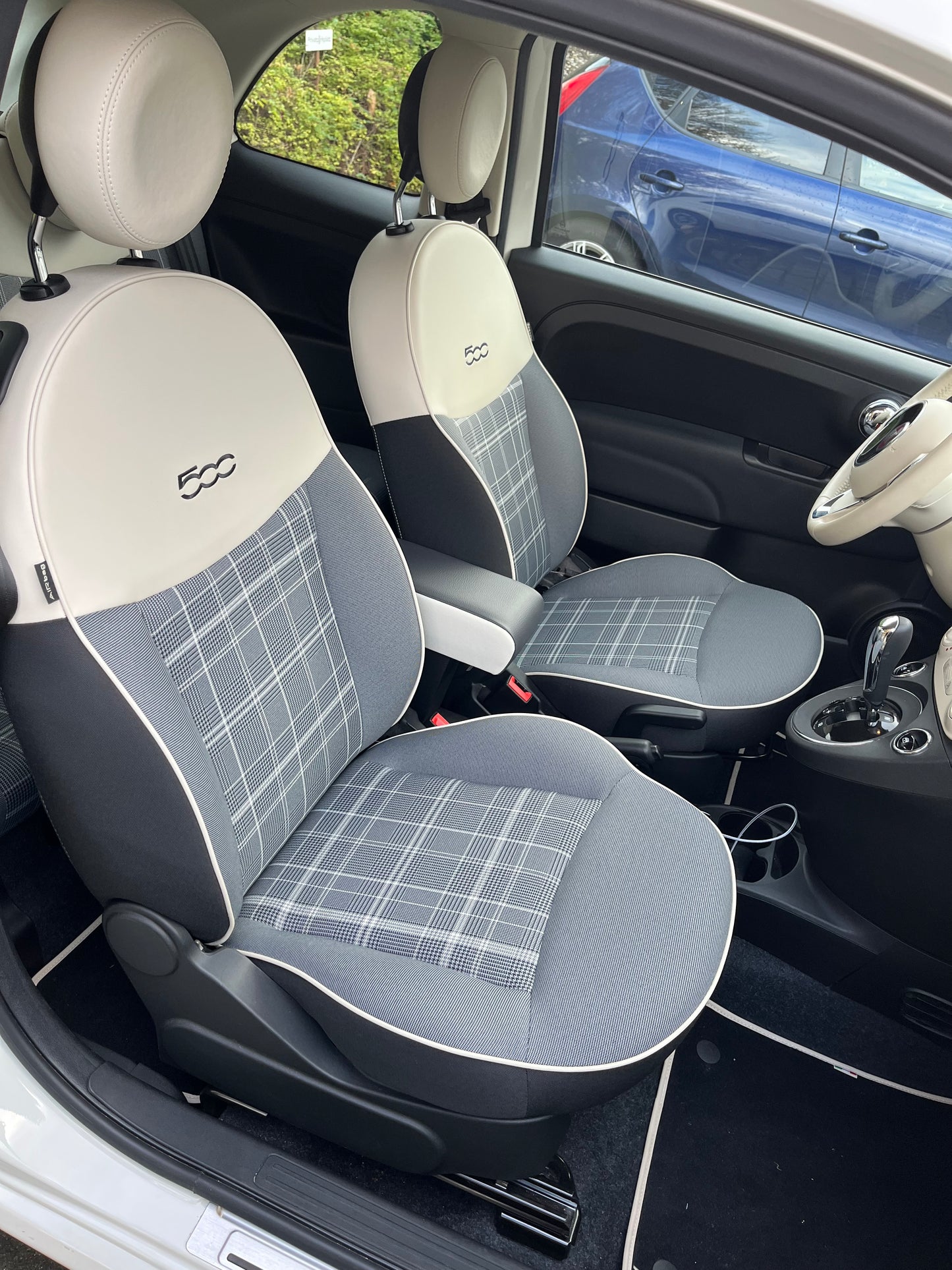 Fiat 500 (restyling from 2015>) - PREMIUM adjustable armrest with storage
