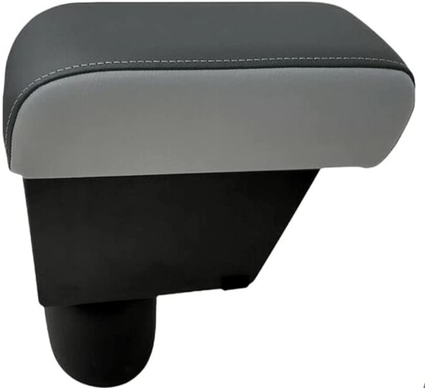 Fiat 500L (2012-05/2017)- bracciolo regolabile in lunghezza con portaoggetti - montaggio ad incastro