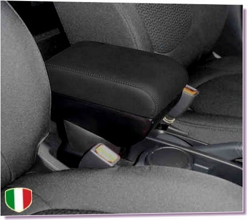 Kia Rio (2017-2023) - adjustable in length armrest with storage - PLUG-IN fitting