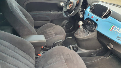 Fiat 500 (restyling dal 2015 in avanti) - con sedili Sabelt - bracciolo mod. PREMIUM regolabile in lunghezza con portaoggetti