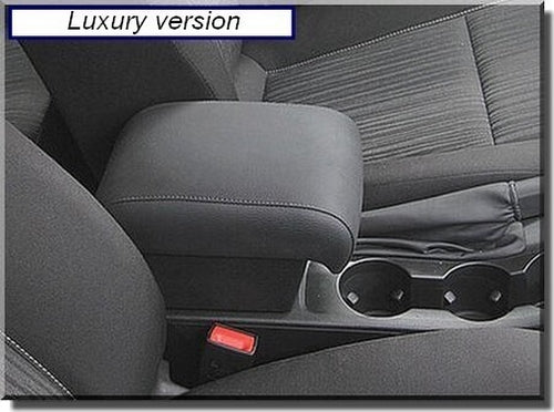 LR Freelander 2 (2007-2012) - bracciolo mod. LUXURY regolabile in lunghezza con portaoggetti - montaggio invisibile