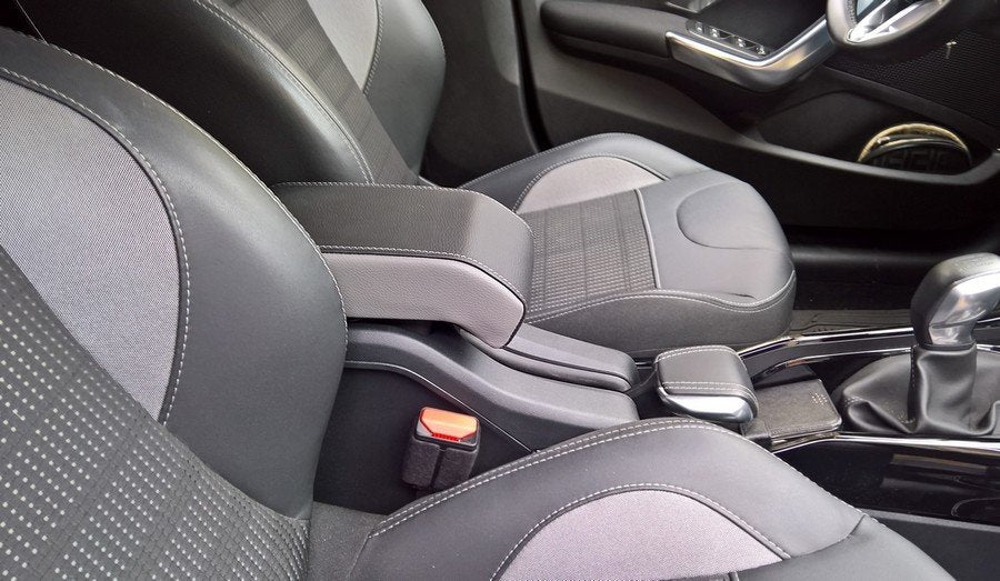 Peugeot 2008 (from 2020&gt;) - length-adjustable armrest with storage compartment - mounting in original points