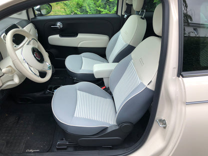 Fiat 500 (restyling dal 2015 in avanti) - con sedili Sabelt - bracciolo mod. PREMIUM regolabile in lunghezza con portaoggetti