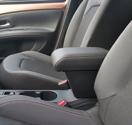 Peugeot 2008 (à partir de 2020>) - accoudoir réglable en longueur avec rangement - fixation dans les points d'origine