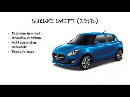 Suzuki Swift (dal 2017 in avanti) VI serie - bracciolo regolabile in lunghezza con portaoggetti