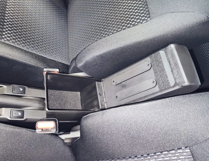 Peugeot 2008 (from 2020&gt;) - length-adjustable armrest with storage compartment - mounting in original points